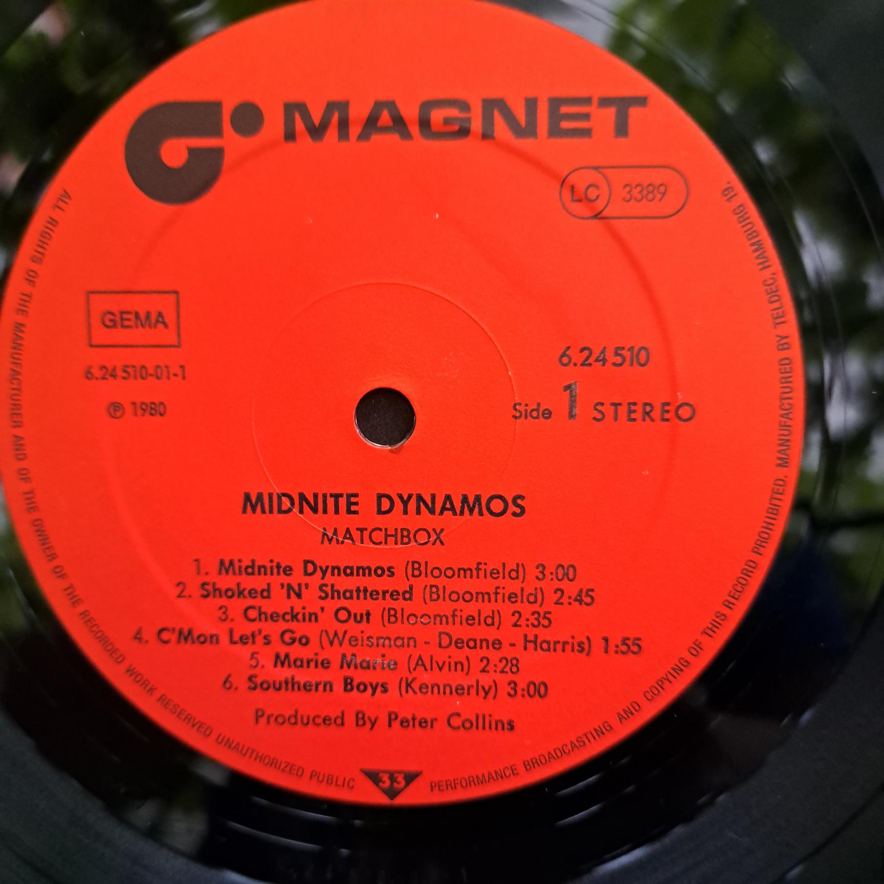 Matchbox – Midnite Dynamos Disc VINIL LP VG+ (BOX5) - imagine 3