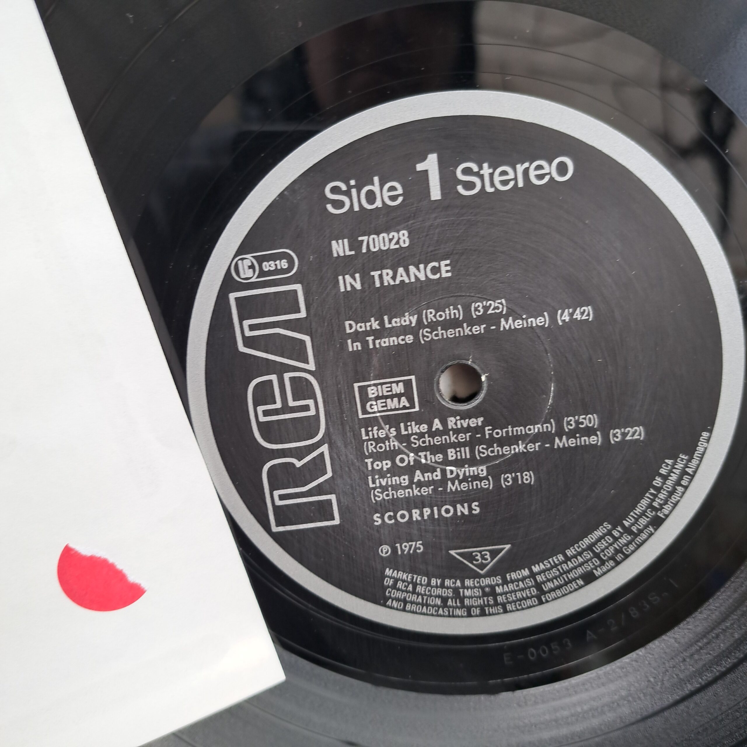 Scorpions – In Trance Disc VINIL LP VG+ - imagine 3