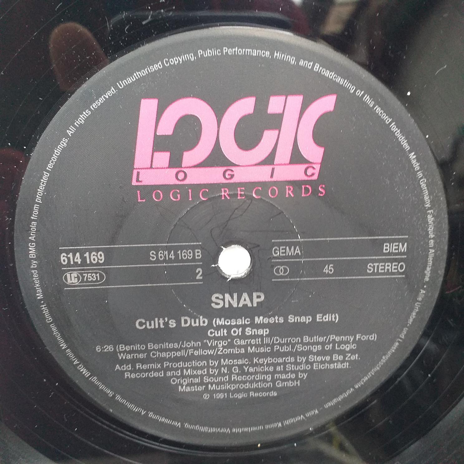 Snap! – Mega Mix Disc VINIL MAXI VG+ (REPOSTAT) - imagine 3
