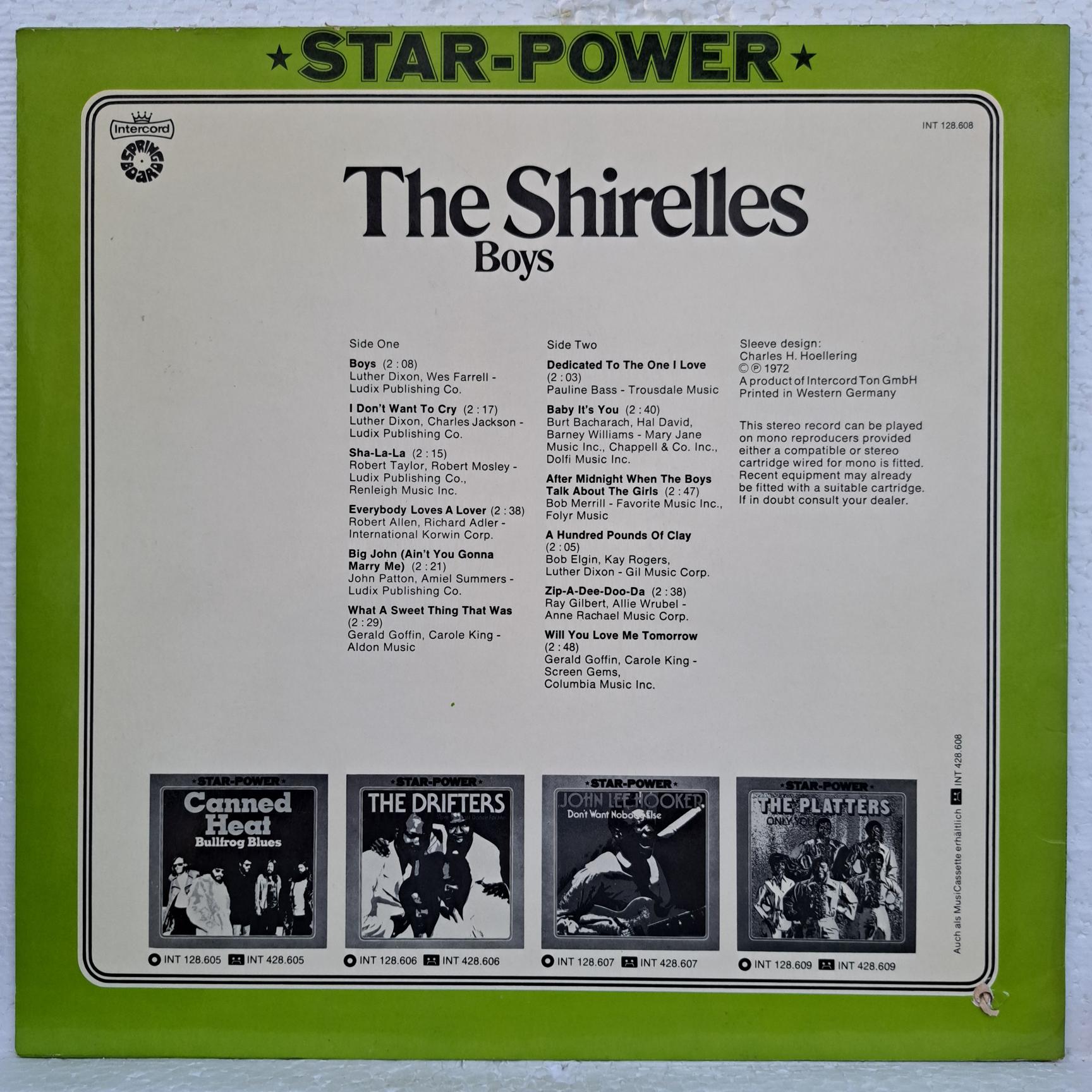 The Shirelles – Boys Disc VINIL LP VG VG+ (box7) - imagine 3