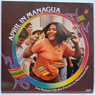 April In Managua – Disc VINIL LP VG+ (box6) - Luis Rico, Ali Primera, Chico Buarque, Mercedes Sosa, Silvio Rodríguez