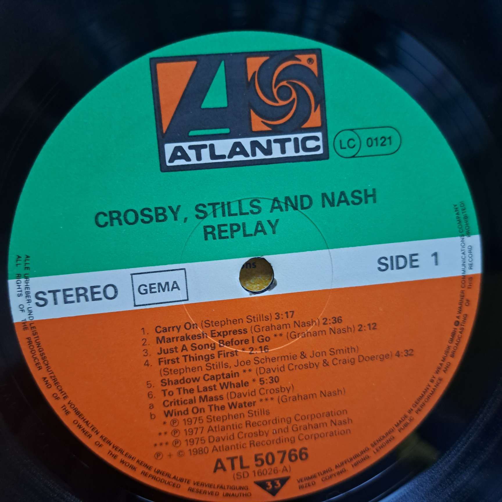 Crosby, Stills & Nash – Replay Disc VINIL LP VG+ (boxE) - imagine 2
