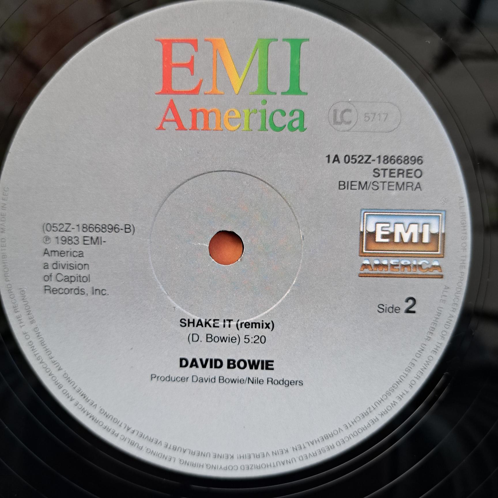 David Bowie – China Girl (Long Version) - Disc VINIL MAXI VG+ (box6) - imagine 2