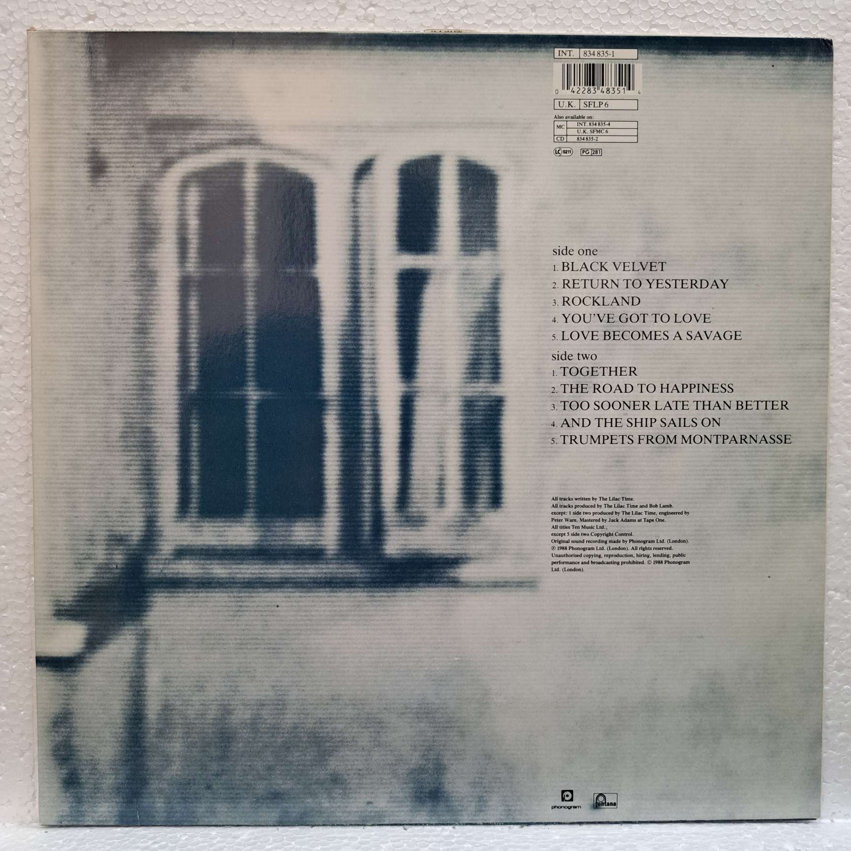 The Lilac Time – The Lilac Time Disc VINIL LP VG+ (boxE) - imagine 3