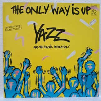 Yazz And The Plastic Population – The Only Way Is Up   Disc VINIL MAXI VG+ (boxE)  ALBASTRU TRANSPAFENT