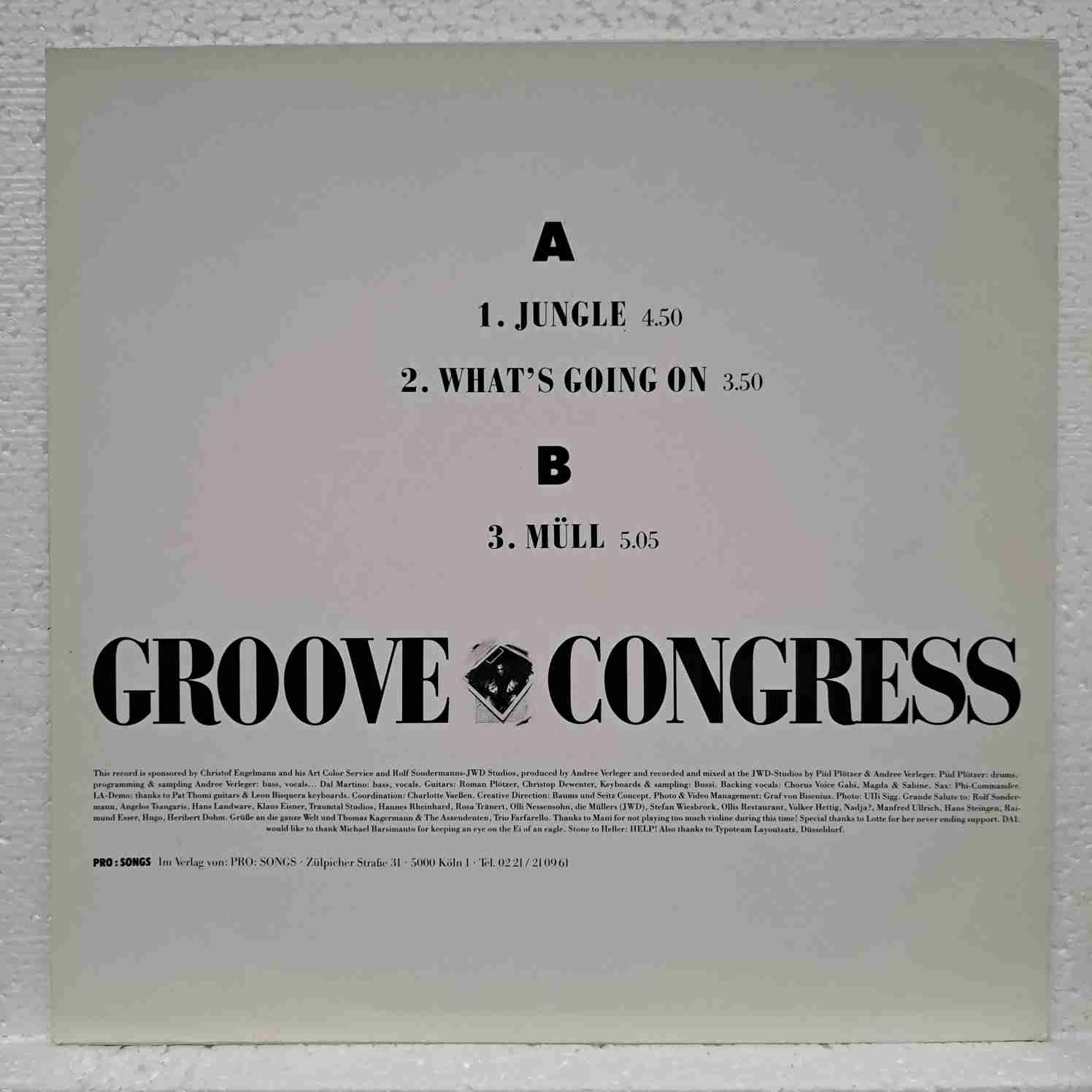 Groove Congress – Jungle Disc VINIL maxi VG+ (BOXI) - imagine 3