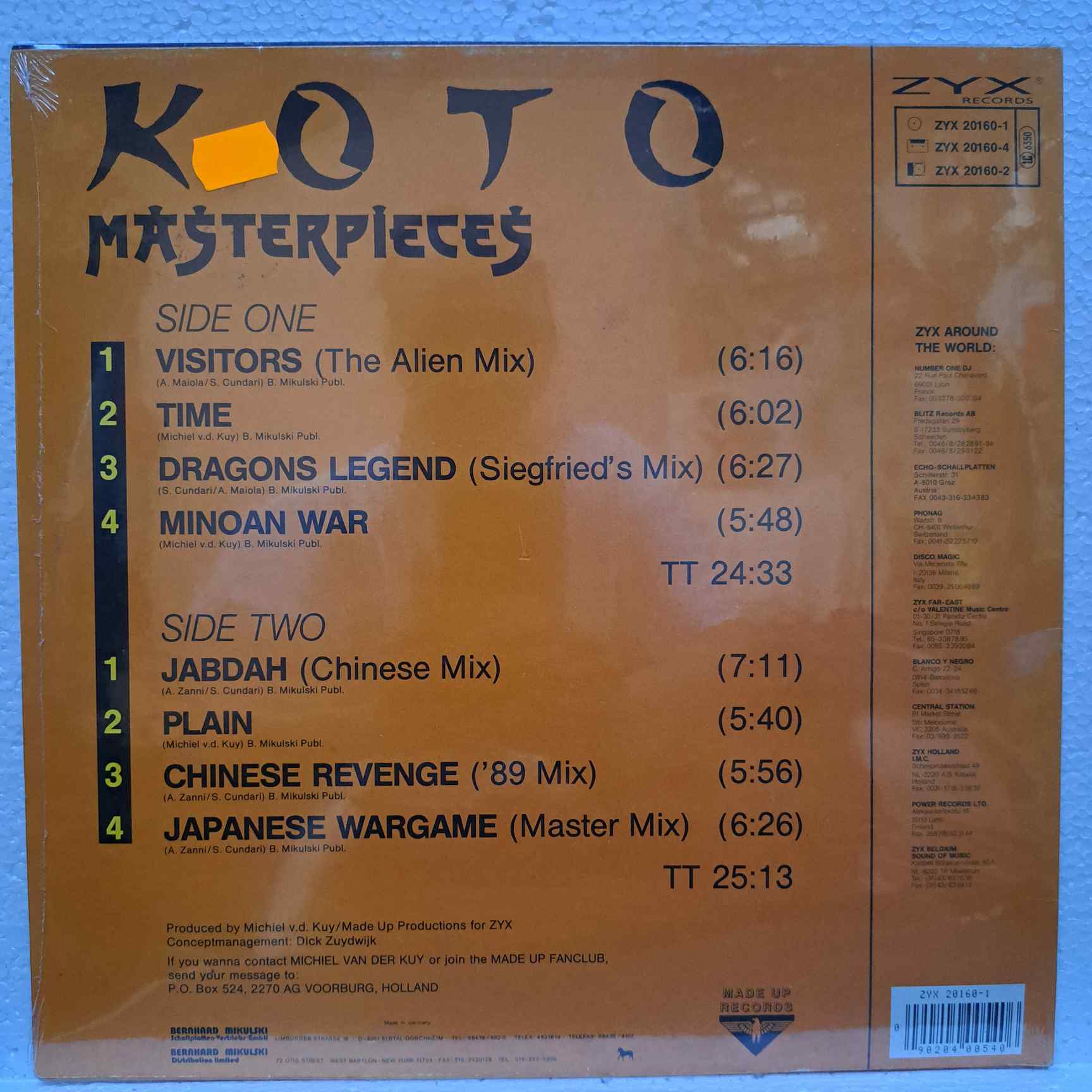 Koto – Masterpieces Disc VINIL LP VG VG- (BOXF) - imagine 2