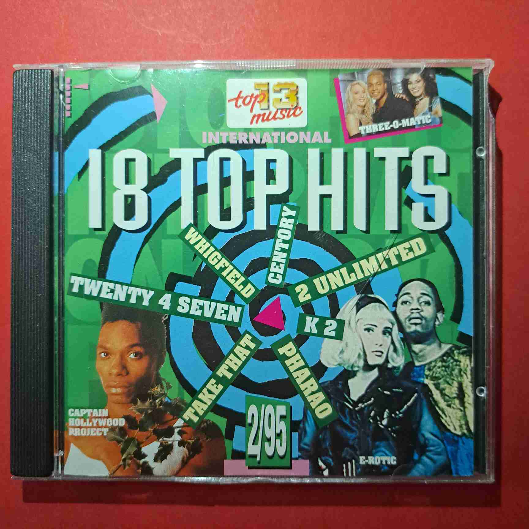 18 Top Hits Aus Den Charts International 2/95- Whigfield, Foreigner, Mr. President, Masterboy - CD audio (C1)