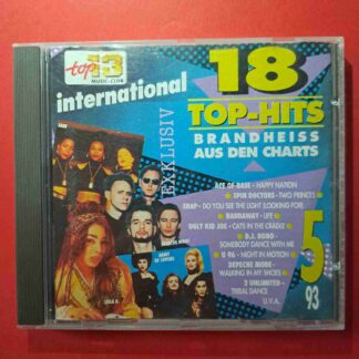 18 Top-Hits International 5/93 - Depeche Mode, Snap, Haddaway, Unlimited- CD audio (C1) sigilat
