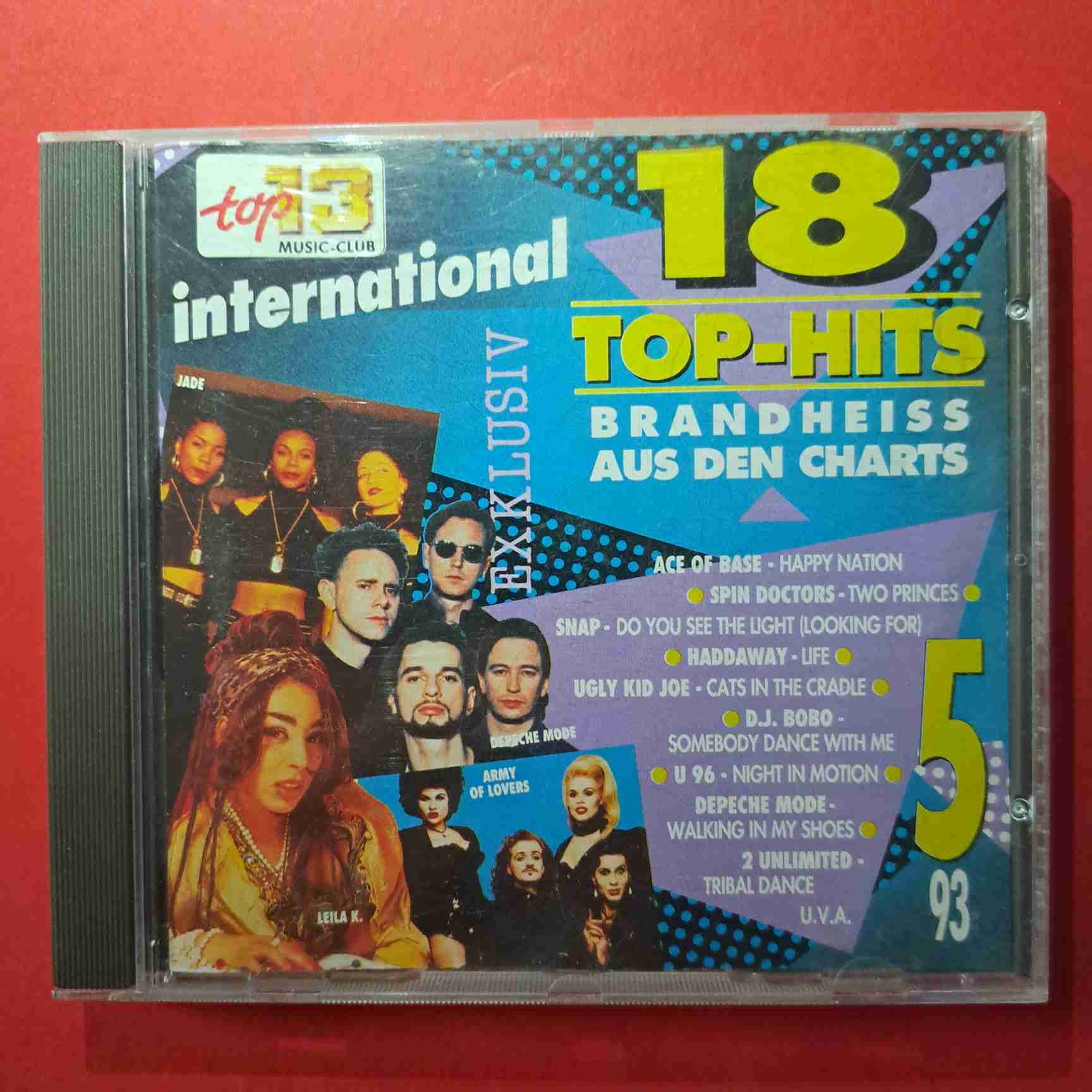 18 Top-Hits International 5/93 - Depeche Mode, Snap, Haddaway, Unlimited- CD audio (C1) sigilat