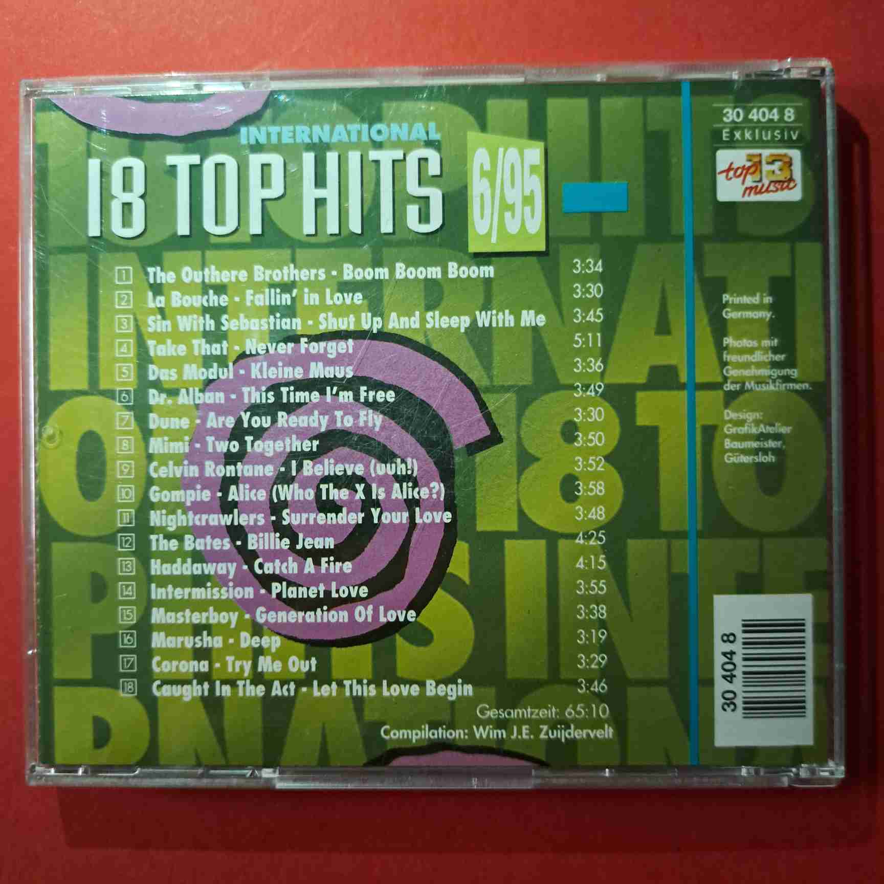 18 Top Hits International 6/95 – Dr. Alban, The Outhere Brothers, Masterboy, Corona - CD audio (C1) - imagine 3