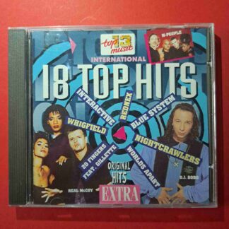 18 Top Hits International Extra – DJ BoBo, Slam, Blue System,  Nightcrawlers – CD audio (C1)