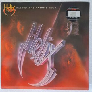 Helix  – Walkin' The Razor's Edge   DISC VINIL LP  VG VG+  (boxF)