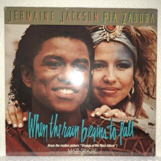Jermaine Jackson & Pia Zadora – When The Rain Begins To Fall  DISC VINIL maxi VG VG+(boxF) resigilat