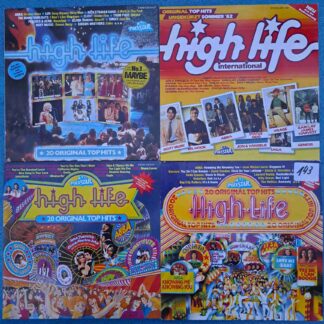 High life  4 x Disc VINIL LP  VG VG+ (A3)  Inner Circle, Status Quo, Blondie, Abba, Rainbow, Luv, Bee Gees, Belle Epoque,