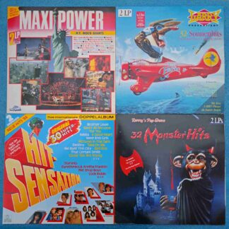 MAXI POWER,  Larry,  HIT SENSATION,  Ronny’s Pop Show  - 8 DISCURI VINIL 4LP  VG+   (boxG5)