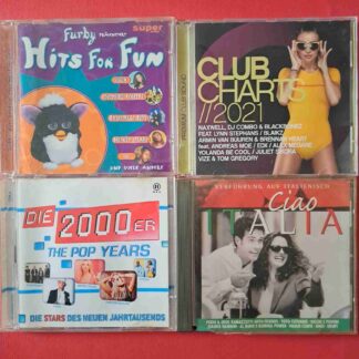 4 compilații de distracție: Hits For Fun, Club Charts 2021, Die 2000er The Pop Years, Ciao Italia - 5CD audio (C3 34)
