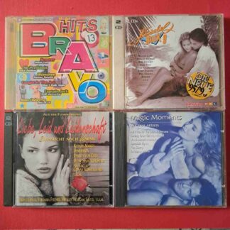 4 compilații Pop-Rock: Bravo Hits 13, Bravo Kuschelrock 9, Liebe, Leid Und Leidenschaft, Magic Moments - 7CD audio (C3 30)