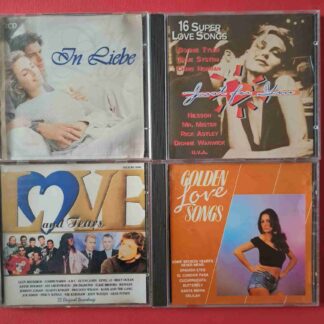 4 compilații cu melodii de dragoste - Love Songs - 4CD audio (C3 20)