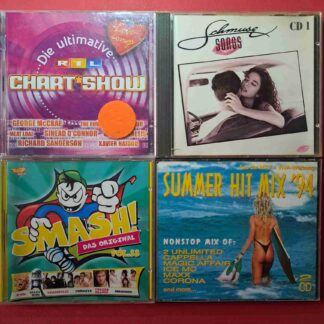 4 compilații de neratat: Lovesongs Chart Show, Schmuse Songs, Smash! Vol.33, Summer Hit Mix '94- 4CD audio (C3 27)