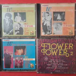 4 compilații Rock nostalgice: When We Were Young Vol. 2, 3, 4 - 25 Top Oldies, Flower Power 2- 5CD audio (C3 31)