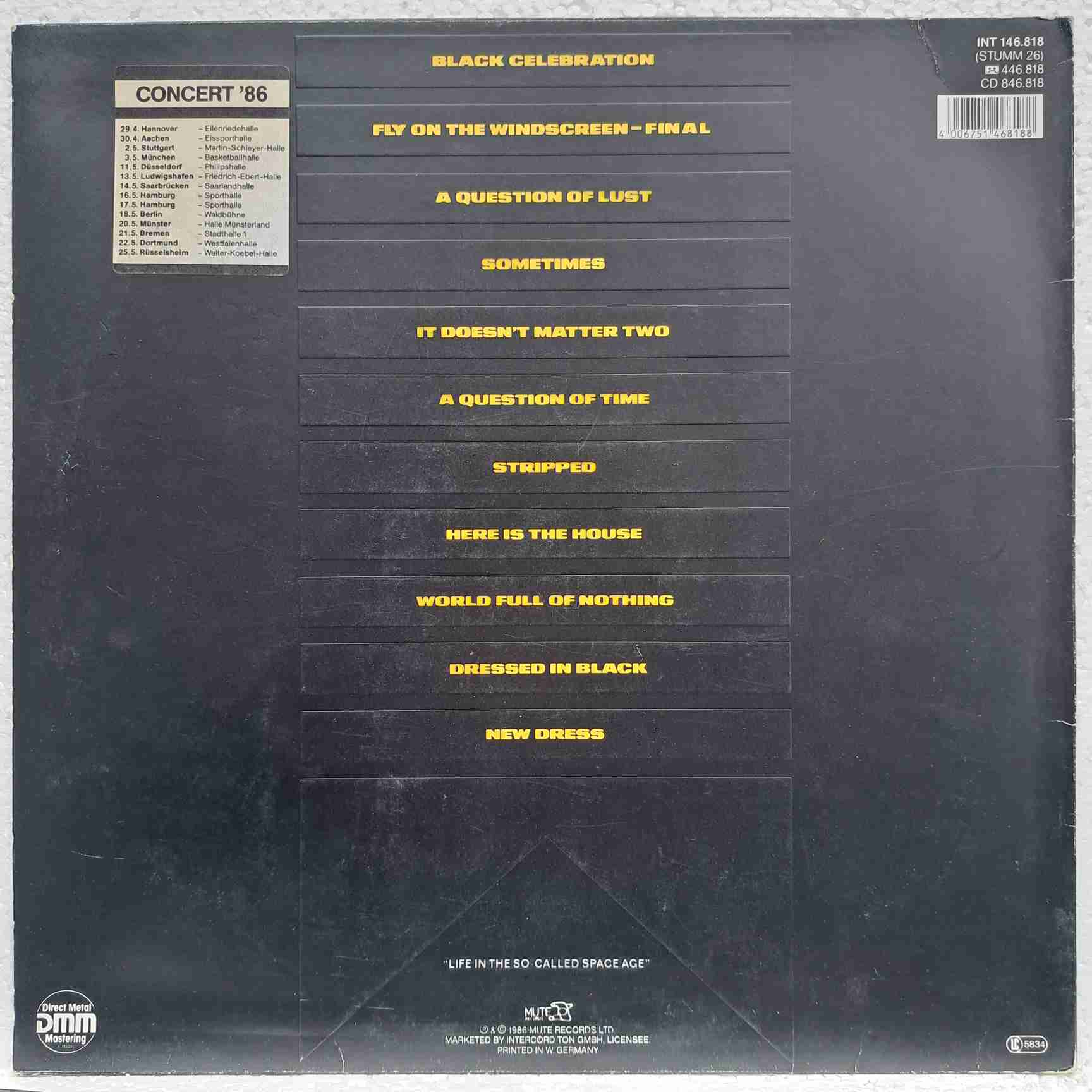 Depeche Mode – Black Celebration Disc VINIL LP VG+ (BOX5) DISC COLORAT ! - imagine 2