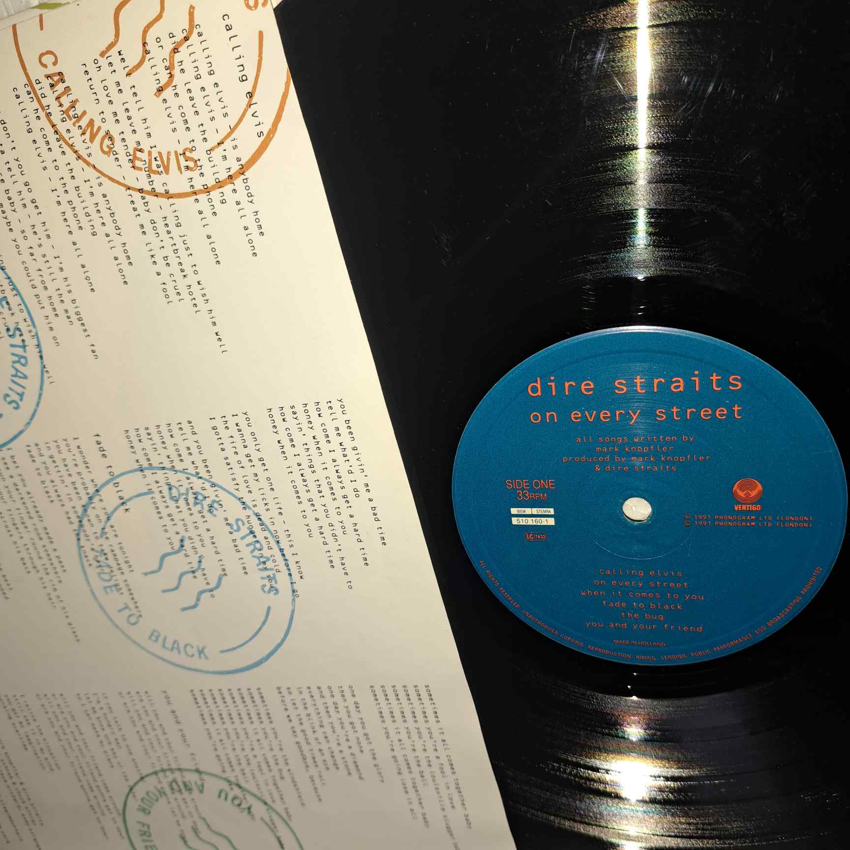 Dire Straits – On Every Street Disc VINIL LP VG+ - imagine 3