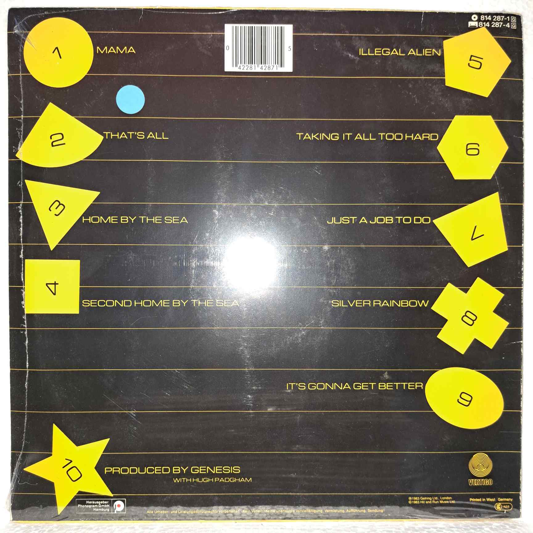 Genesis Disc Genesis – Genesis Disc VINIL LP VG (BOXF) resigilat - Discuri Muzică
