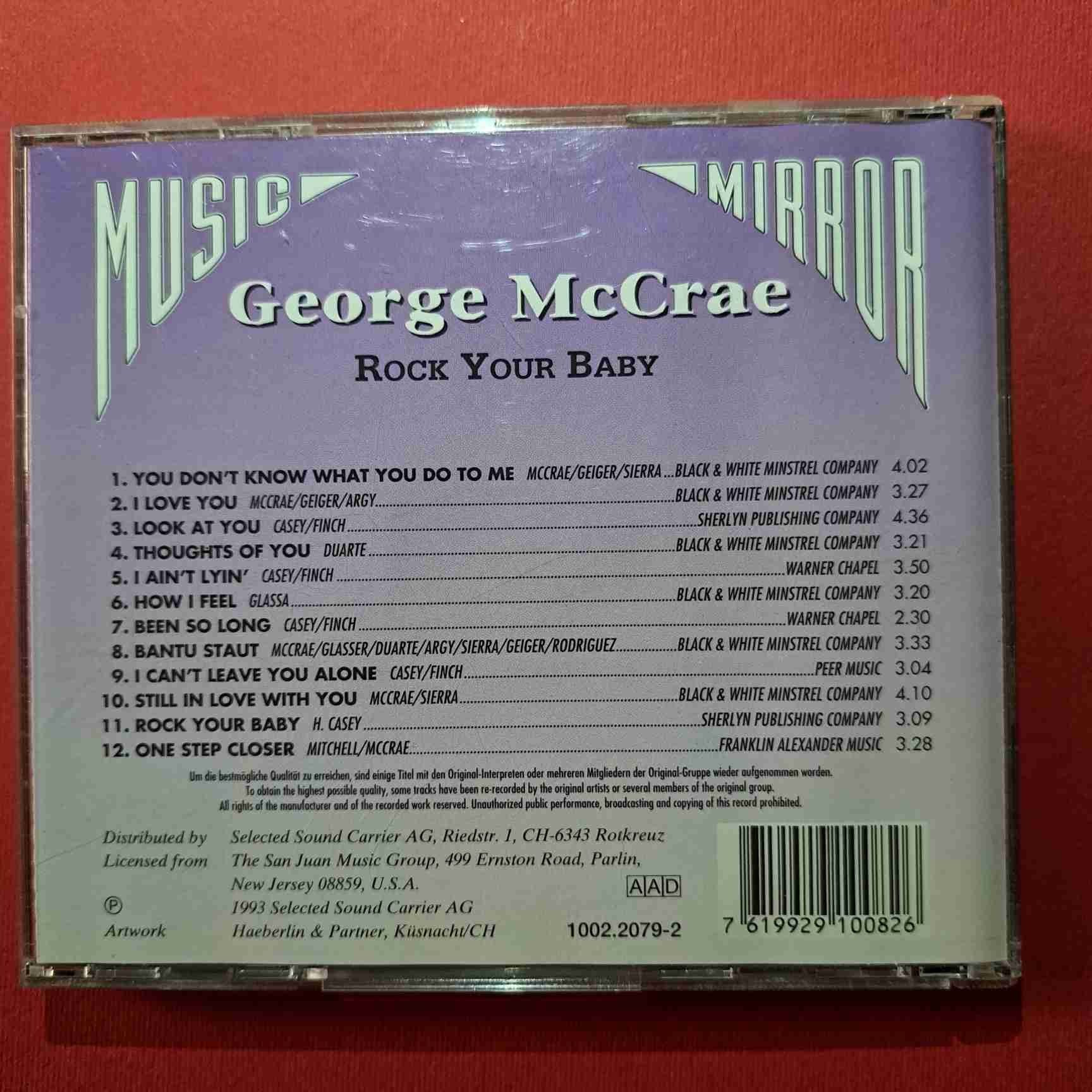 George McCrae – Rock Your Baby - CD audio (C3) - imagine 3
