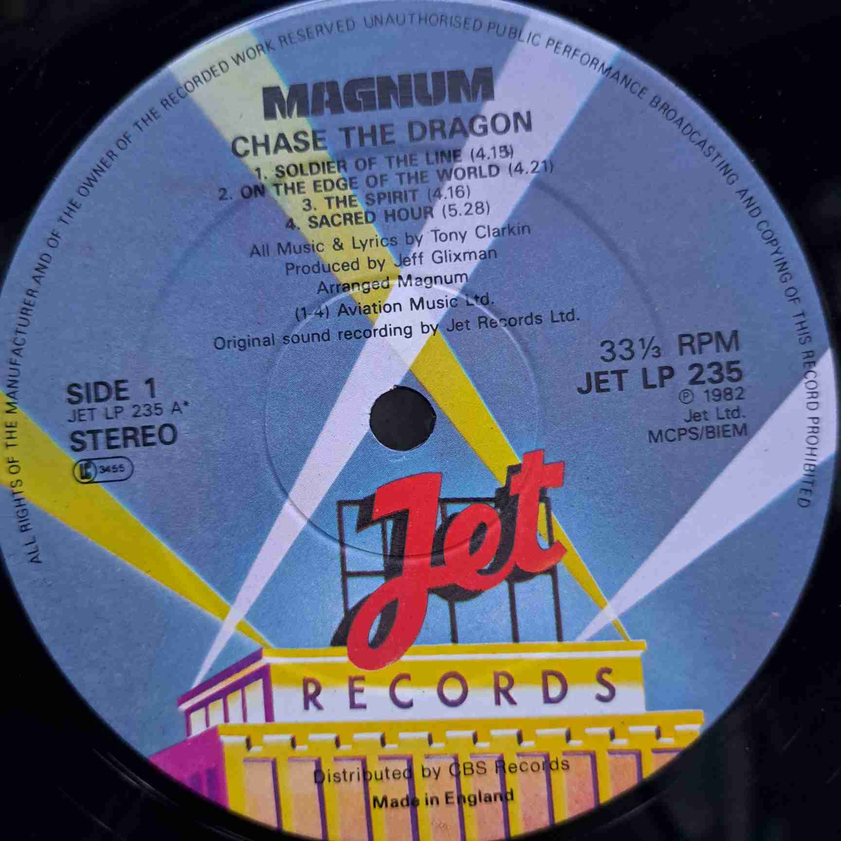 Magnum – Chase The Dragon DISC VINIL LP VG VG+ (boxH) - imagine 3