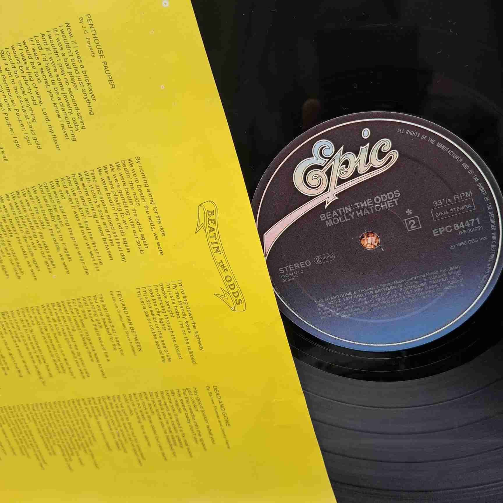 Molly Hatchet – Beatin' The Odds Disc VINIL LP VG+ (BOX5) - imagine 3