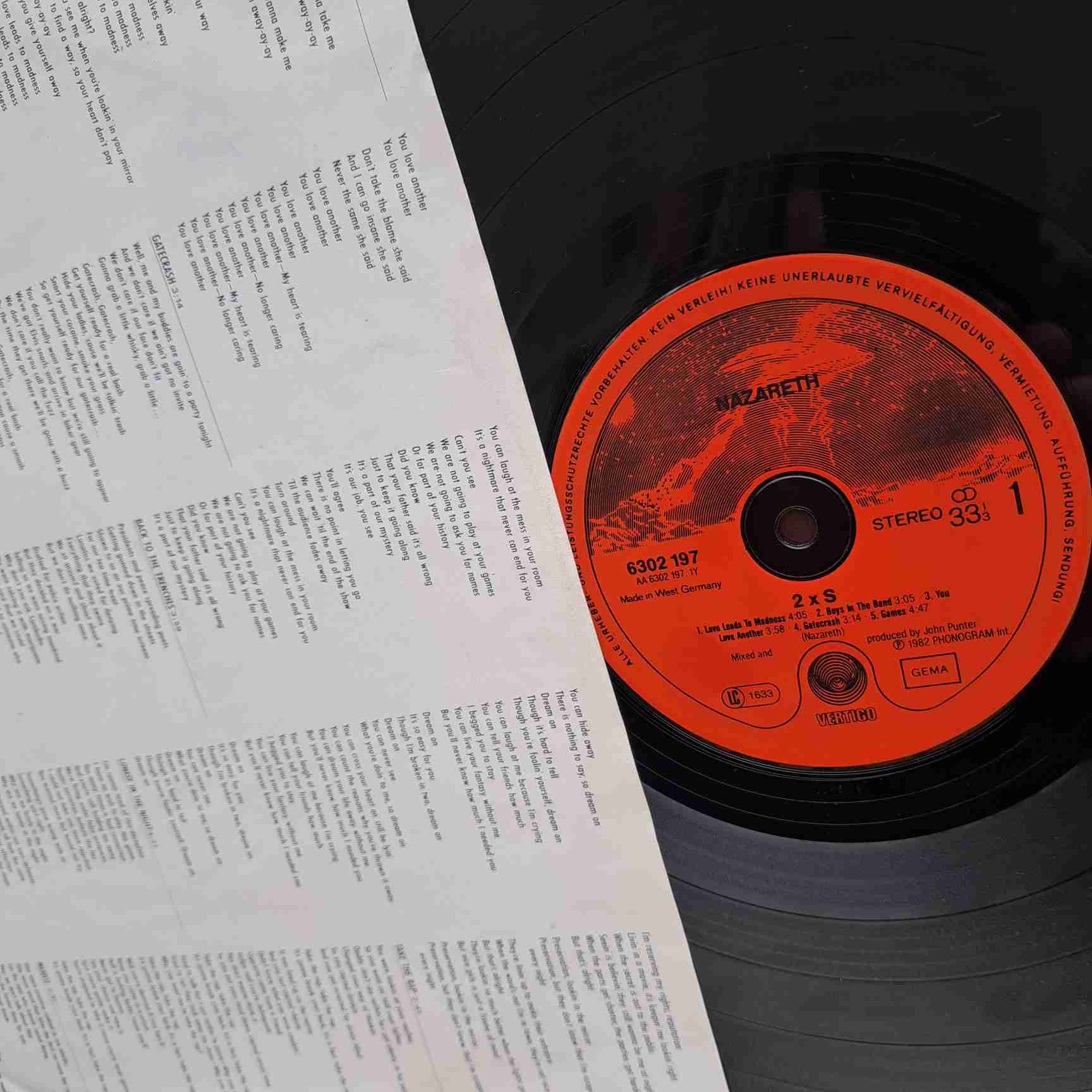 Nazareth – 2XS Disc VINIL LP VG+ (BOX5) - imagine 3