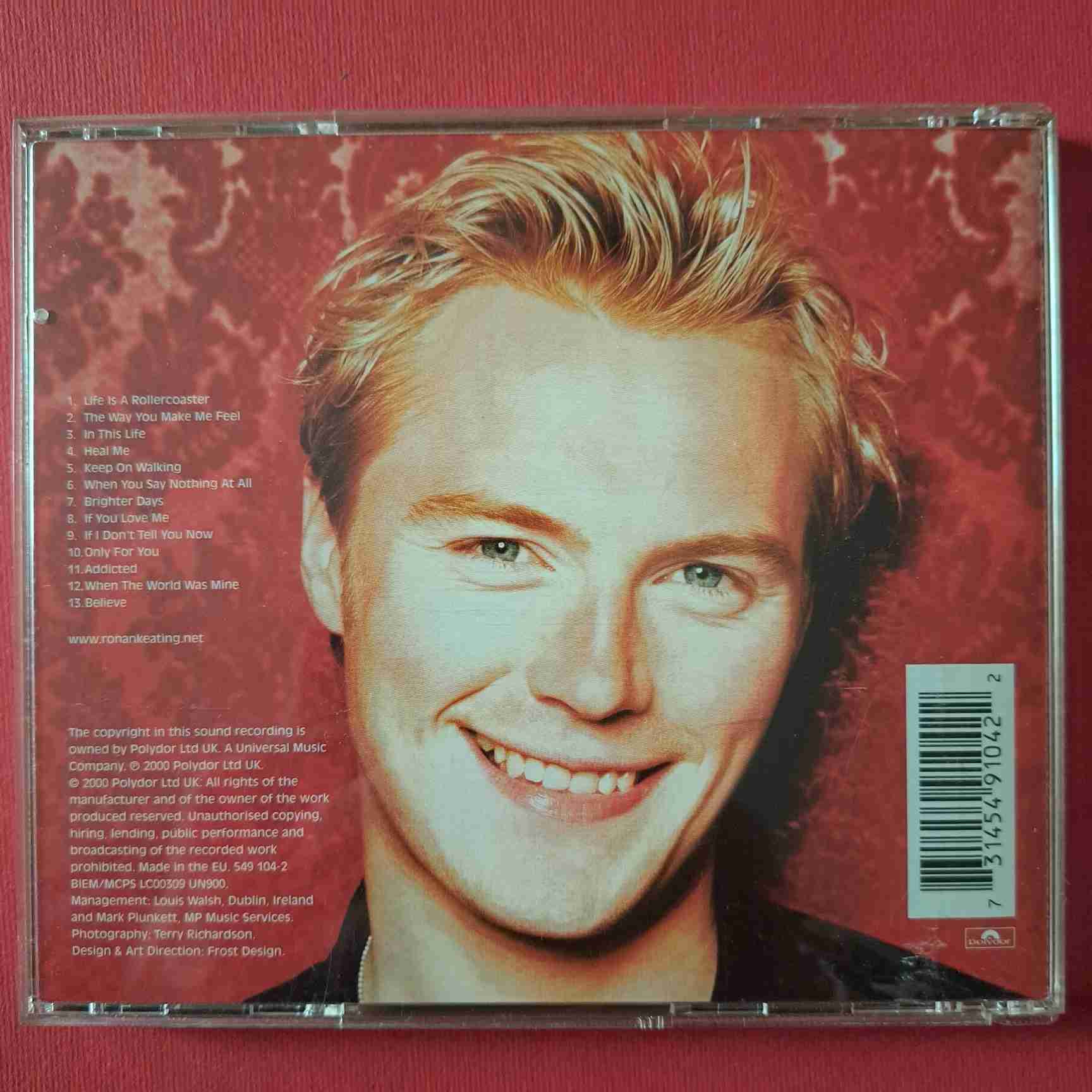 Ronan Keating – Ronan - CD audio (C3) - imagine 3