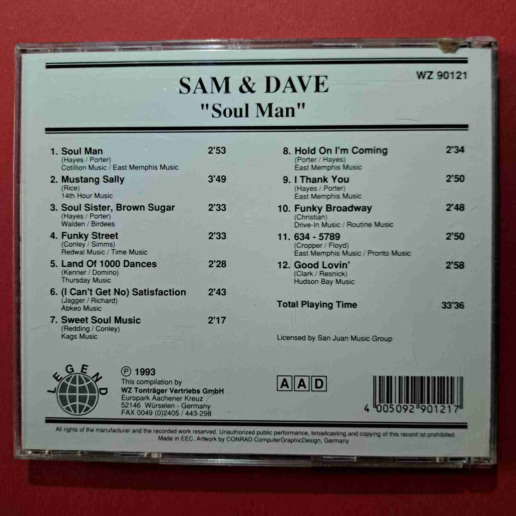Sam & Dave – Soul Man- CD audio (C3) - imagine 3