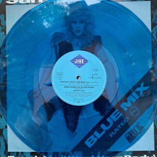 Samantha Fox – Touch Me (I Want Your Body) (Blue Mix)  disc color   DISC VINIL MAXI VG VG+ (boxH)