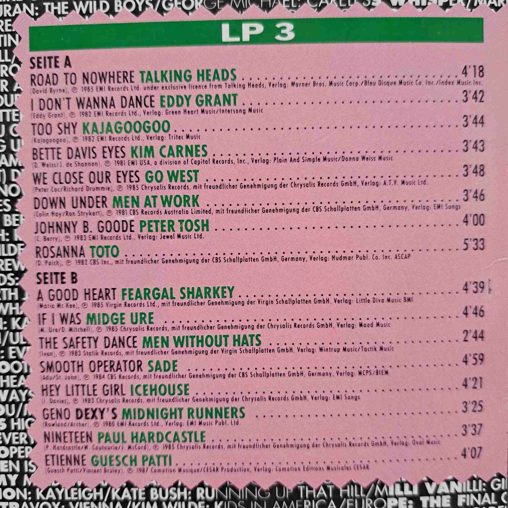 The Best Of 1980-1990 Disc VINIL 3LP VG+ (BOX5) Queen - Talk Talk - George Michael - Scorpions - Europe - Sade ... - imagine 4