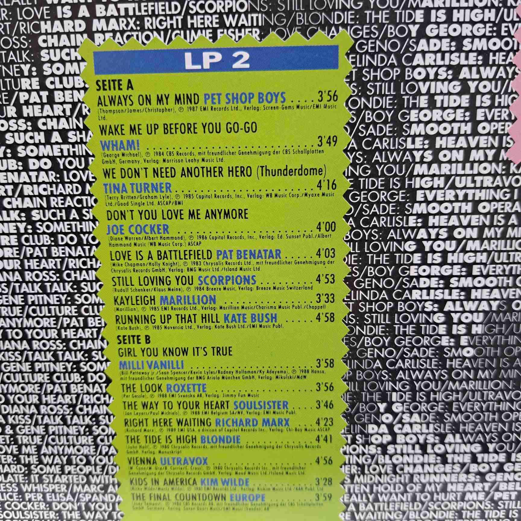 The Best Of 1980-1990 Disc VINIL 3LP VG+ (BOX5) Queen - Talk Talk - George Michael - Scorpions - Europe - Sade ... - imagine 3