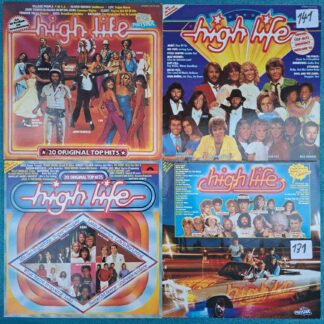 4 compilații High Life - ABBA, Status Quo, Elton John, Bananarama, Bee Gees - Discuri Vinil 4LP VG VG- (box5A)