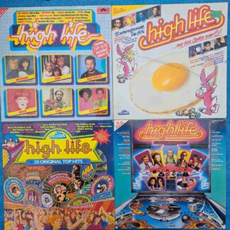 4 compilații de top High Life - ABBA, Elton John, Dire Straits, Pet Shop Boys - Discuri Vinil 4LP VG (box5-12)