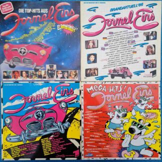 4 compilații rock Formel Eins - Queen, Tina Turner, Pet Shop Boys, UB40, Marillion - Discuri Vinil VG  5LP (box5-10)