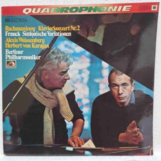 Rachmaninow / Franck - Berliner Philharmoniker, Alexis Weissenberg, Herbert von Karajan – Klavierkonzert Nr. 2 / Sinfonische Variationen   Disc VINIL LP VG (BOX5)  Quadraphonic