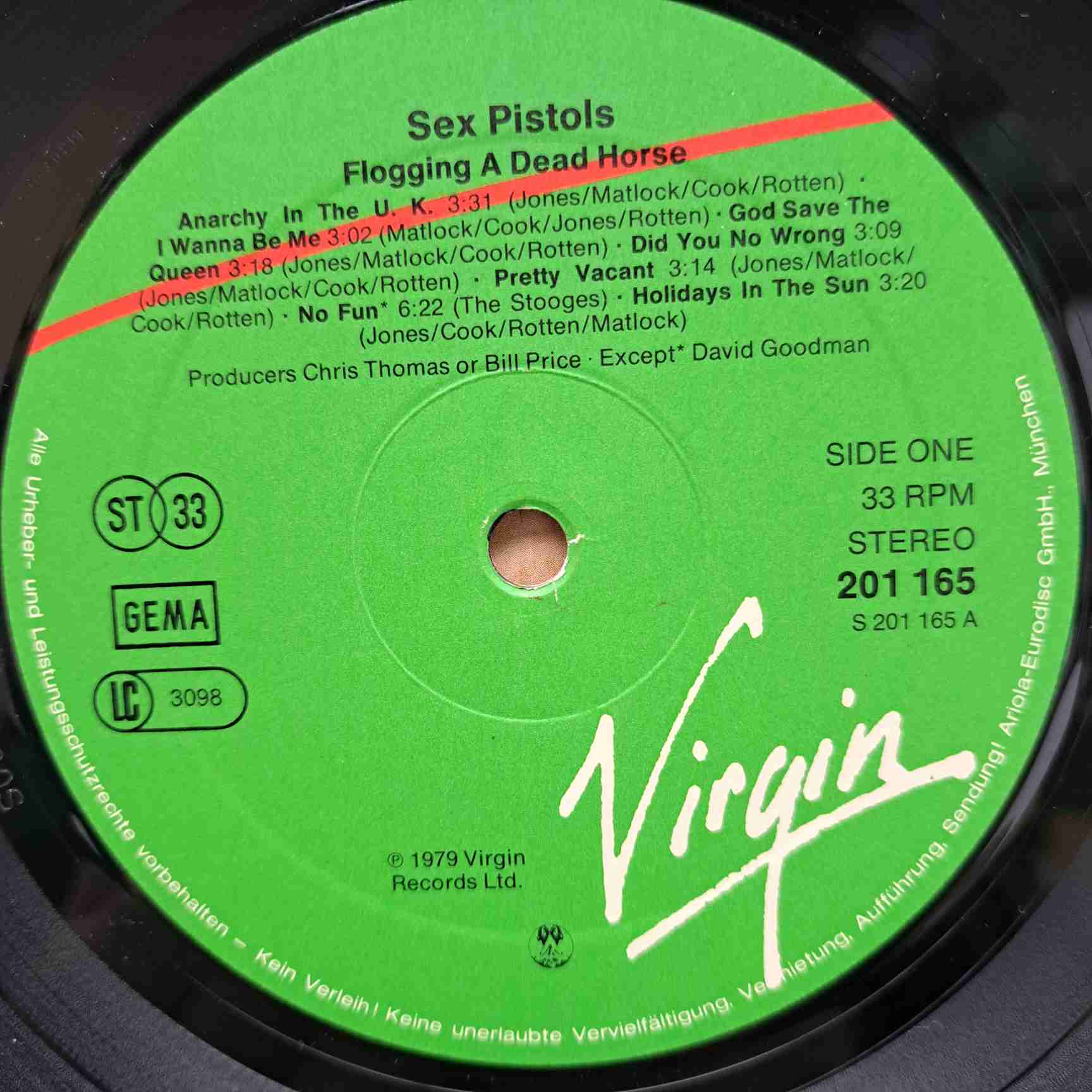 Sex Pistols – Flogging A Dead Horse Disc VINIL LP VG (BOX5) - imagine 3