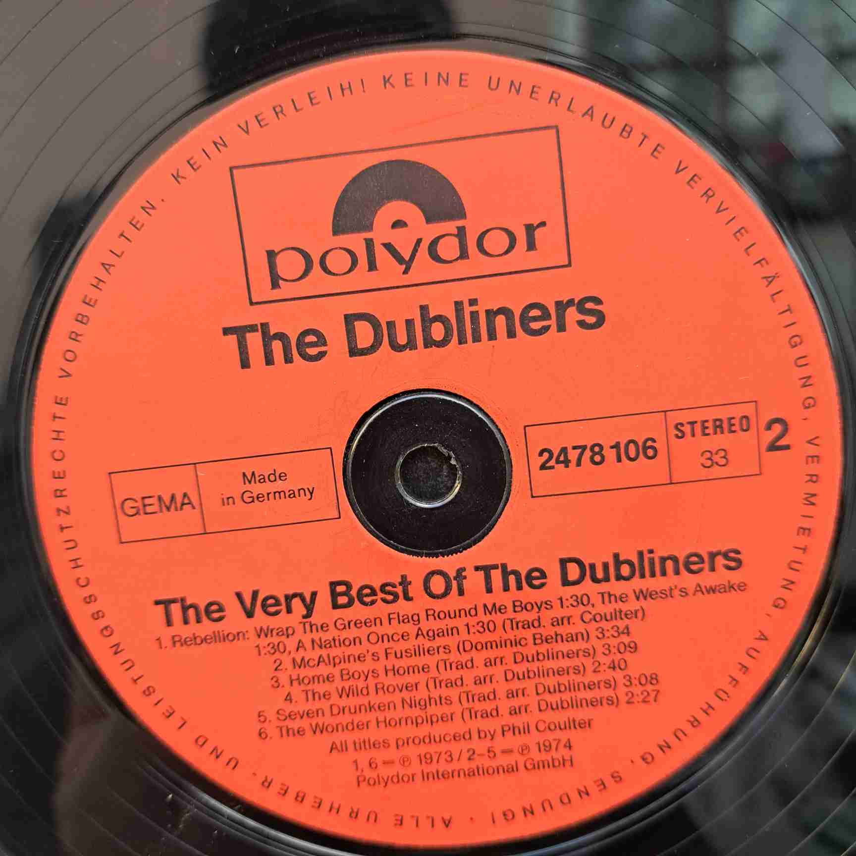 The Dubliners – The Very Best Of The Dubliners Disc VINIL 2LP VG (BOX5) - imagine 2