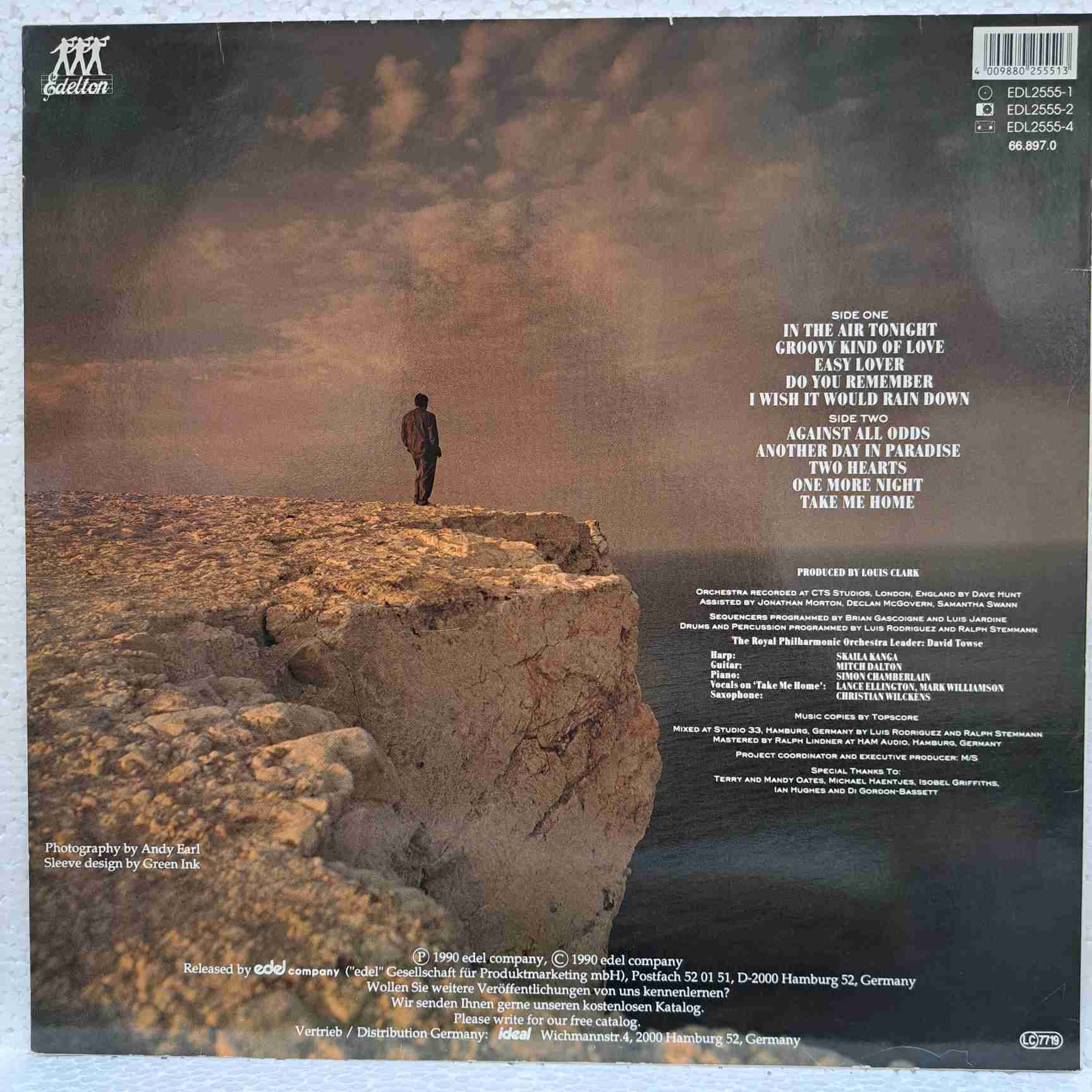 The Royal Philharmonic Orchestra, Louis Clark – The Royal Philharmonic Orchestra Plays The Best Of Phil Collins Disc Vinil LP VG VG+ (box5) - imagine 2