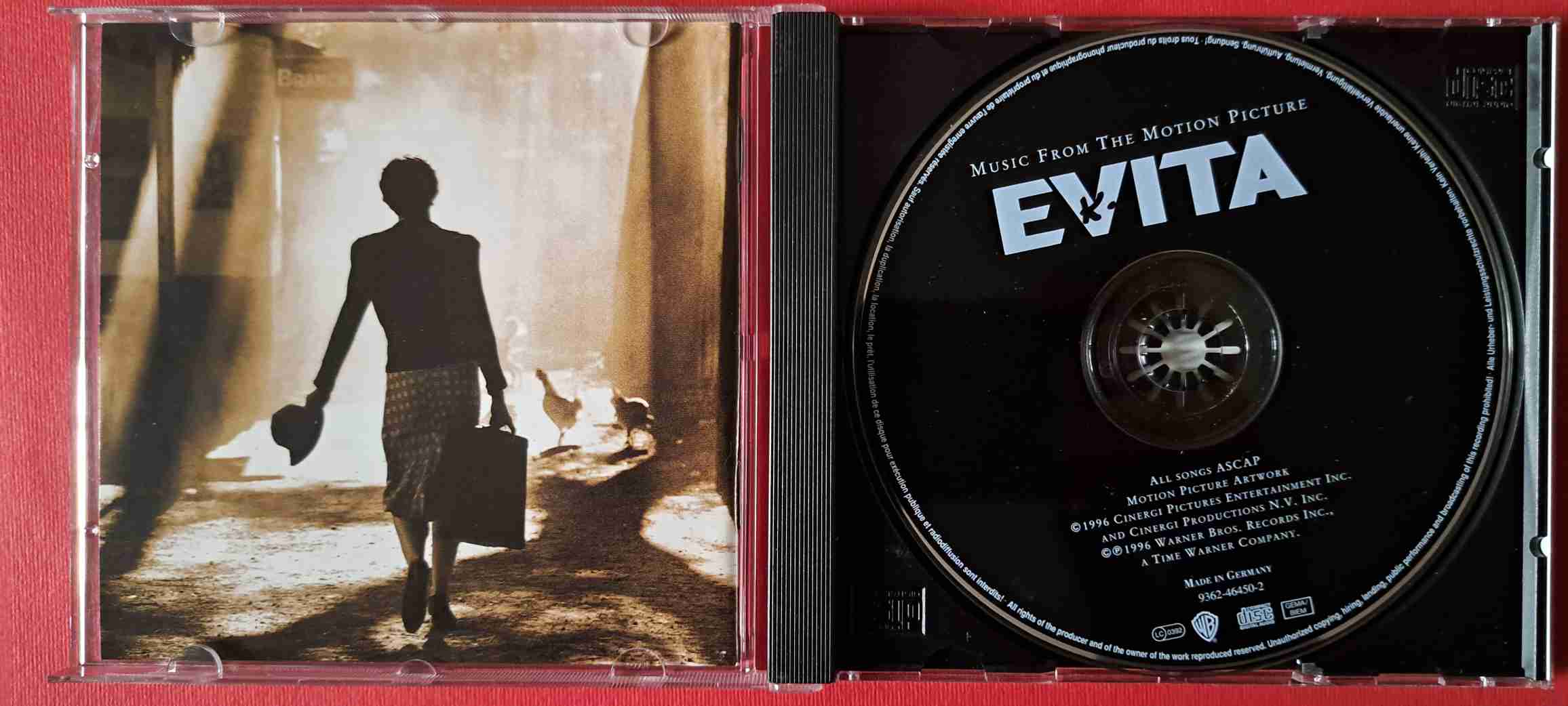 Andrew Lloyd Webber And Tim Rice – Evita (Music From The Motion Picture) - CD audio (C2) - imagine 2
