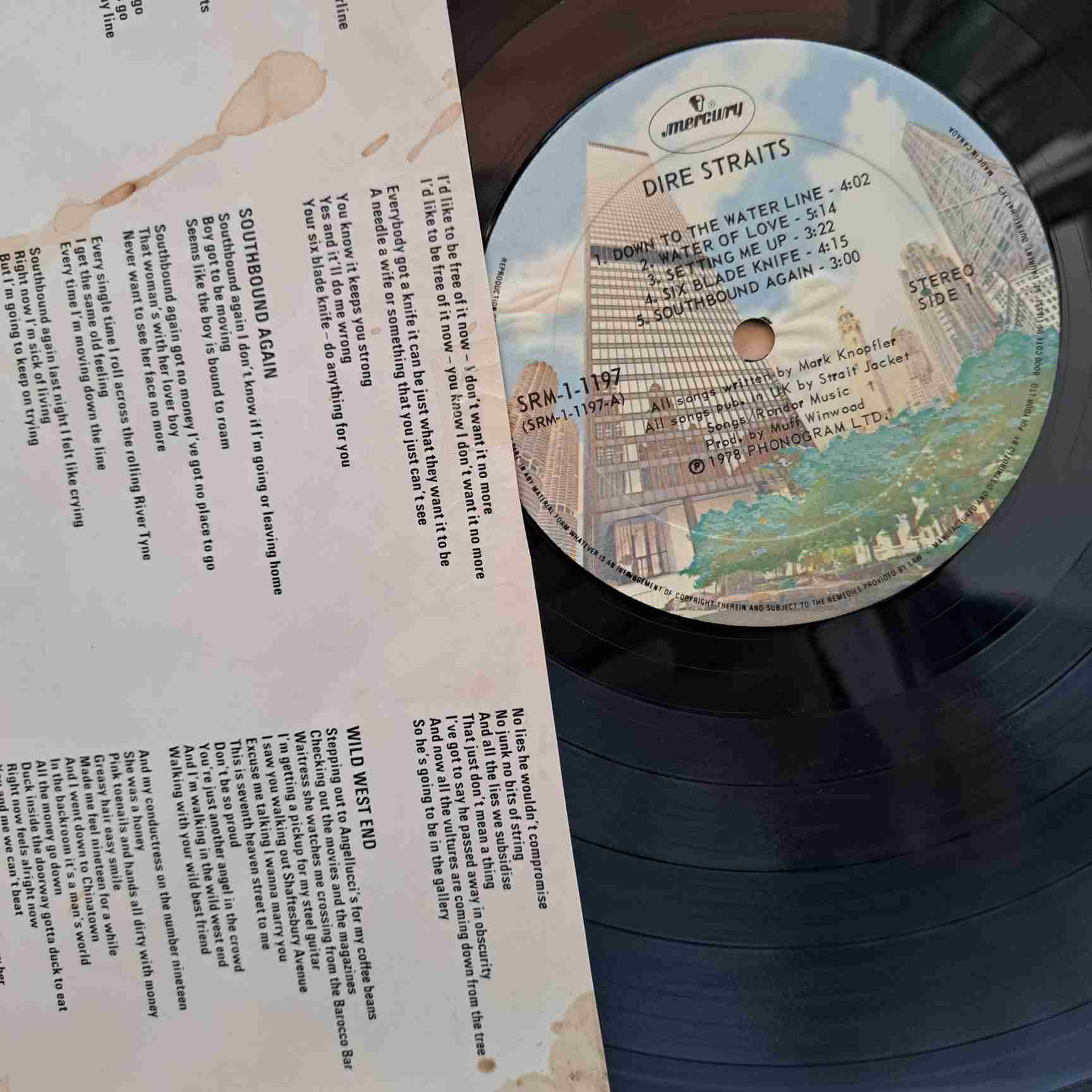Dire Straits – Dire Straits - Disc VINIL LP VG VG+ - imagine 2