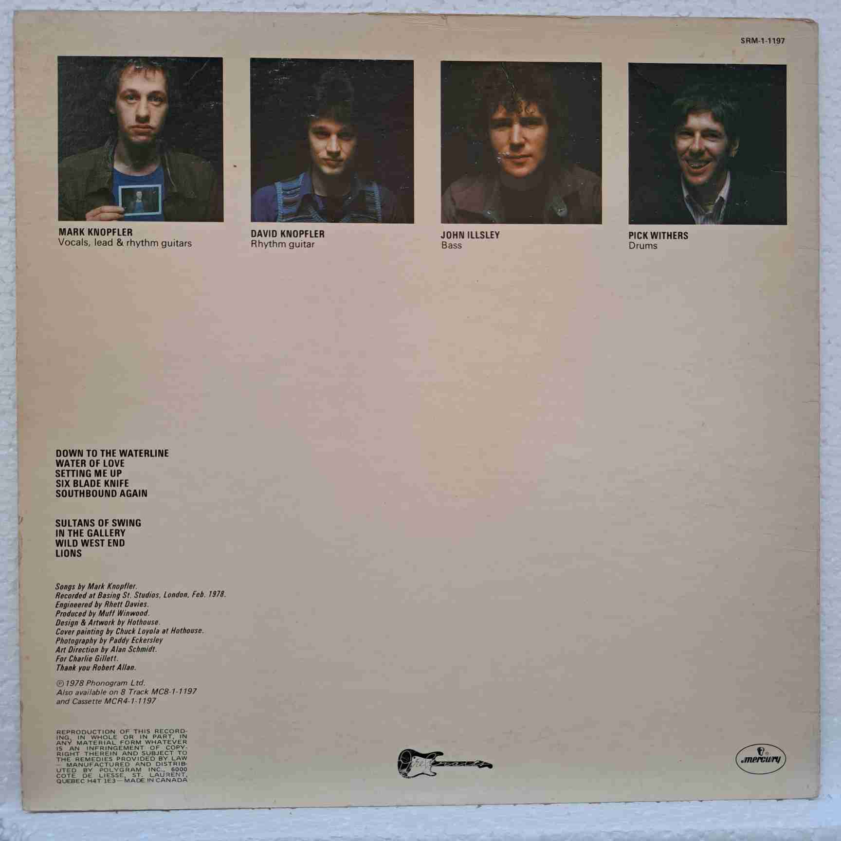 Dire Straits – Dire Straits - Disc VINIL LP VG VG+ - imagine 3