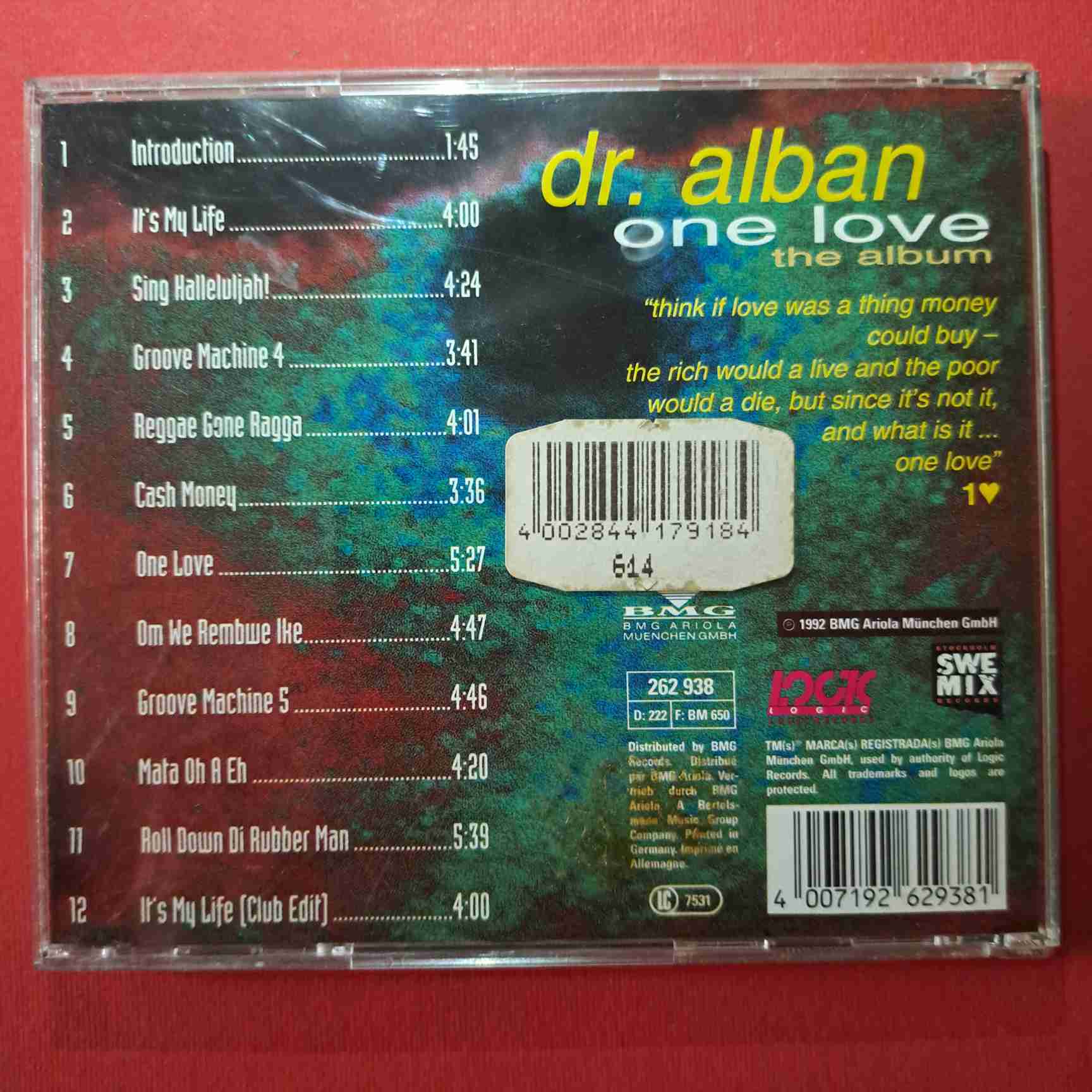 Dr. Alban – One Love (The Album) - CD audio (C2) - imagine 3