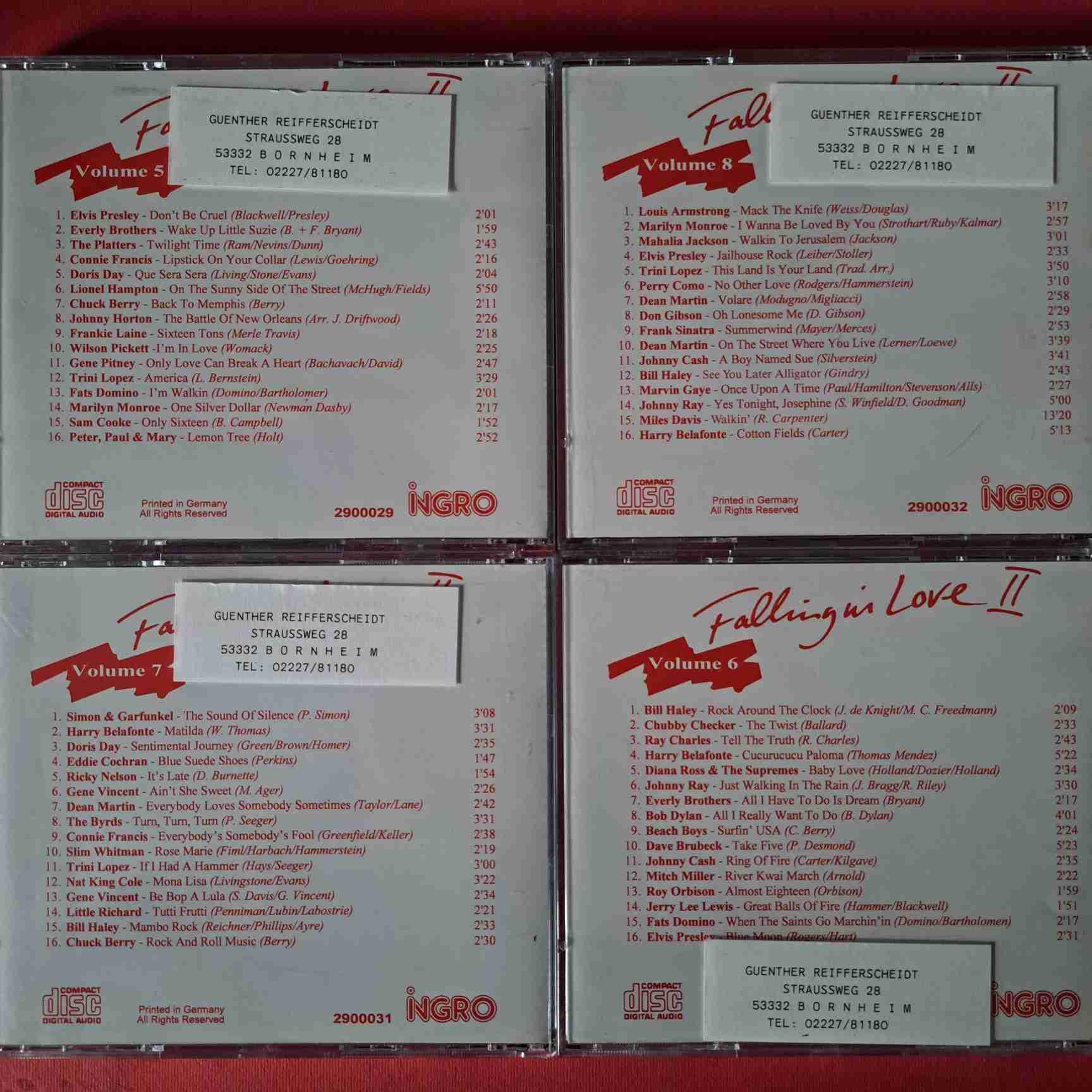 Falling In Love II - 4CD audio/box set (C2-12) - imagine 3