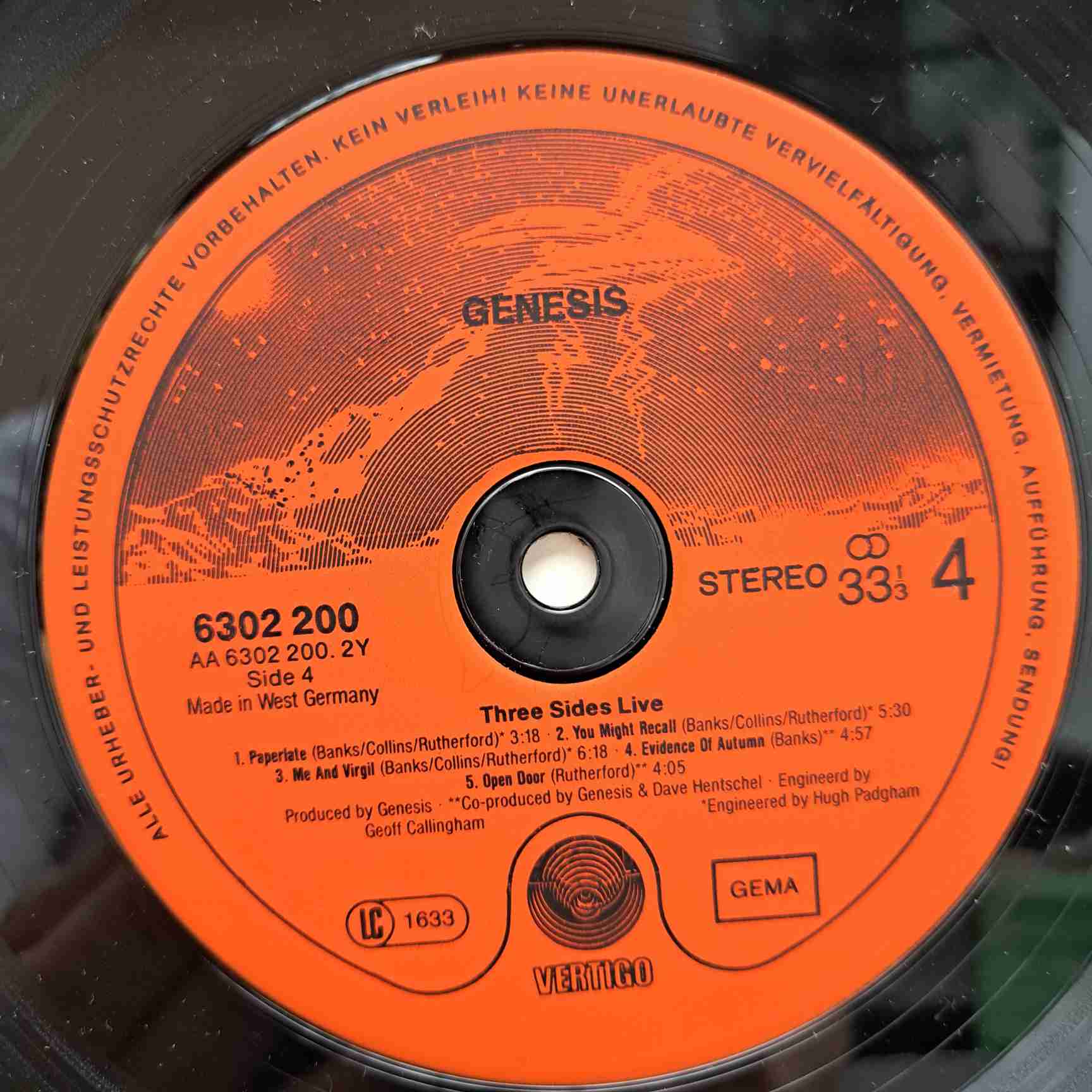 Genesis Disc Genesis – Three Sides Live - Disc VINIL 2LP VG VG+ - Discuri Muzică